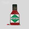 Creative personality glitter chili wine bottle shoulder crossbody bag funny letter chain handbag women's fashion bag