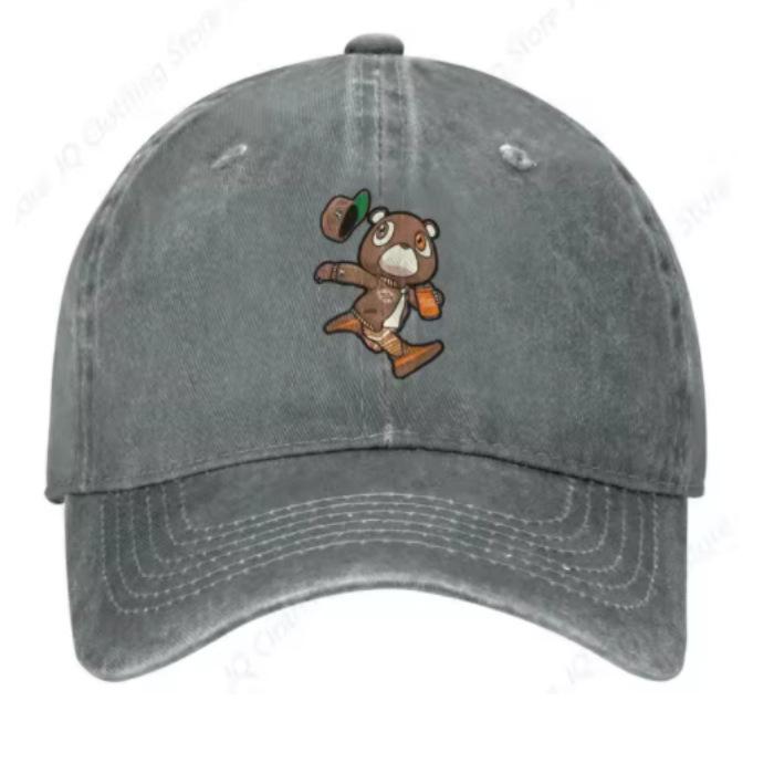 Animation, printing, spring and autumn baseball cap, washed and old peaked cap, leisure travel visor