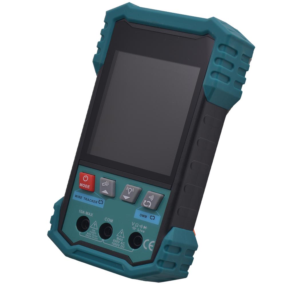 Тестер сетевого кабеля с тестированием PoE, цифровой трассировщик кабеля и сетевой тестер и мультиметр, портативный провод