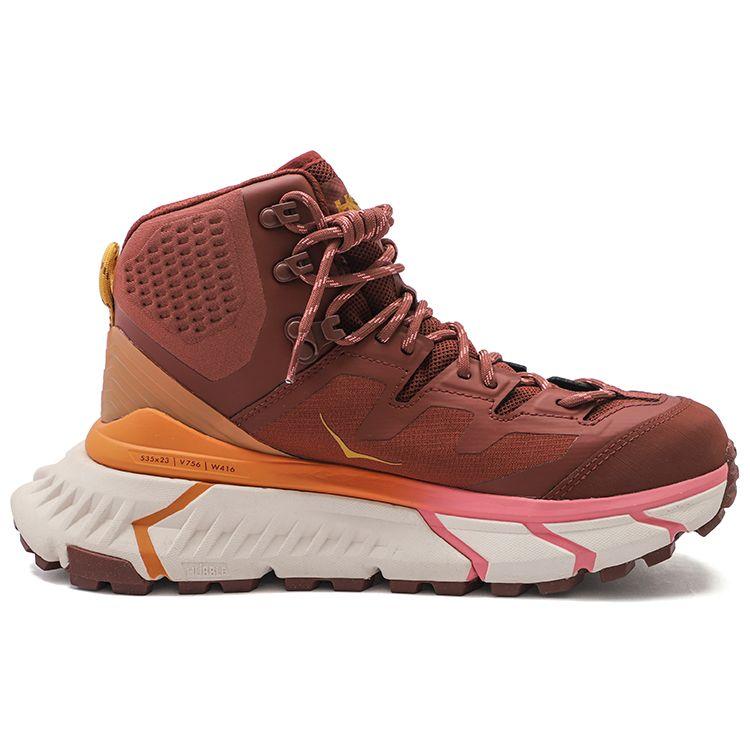 HOKA  Tennine Hike GTX Вишня Махагон Клубничный Лед Женские Кроссовки Коричневый 1113511-CMSI