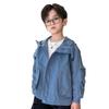 Mountain Parka Kids Boys Hooded Camping Outdoor Cold Protection Outerwear Blue 160cm Nekoposu [CLARAH] Autumn/Winter