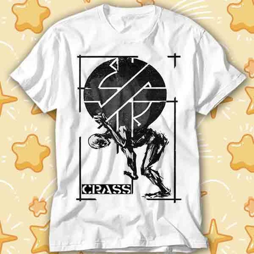 Crass Punk Anarchy British Street Graffiti T-Shirt 458