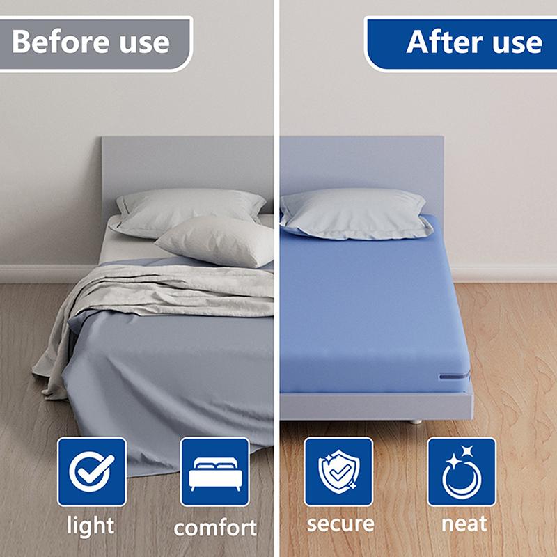 Универсальные зажимы для фиксации углов простыни Невидимый держатель для покрывала с прочными матрасными ремнями Пазы для фиксации простыней