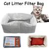10 шт. Фильтр-мешок для кошачьего туалета многоразовый и подкладка для кошачьих экскрементов с фильтрующей сеткой портативный подкладка для кошачьего туалета на шнурке товары для животных