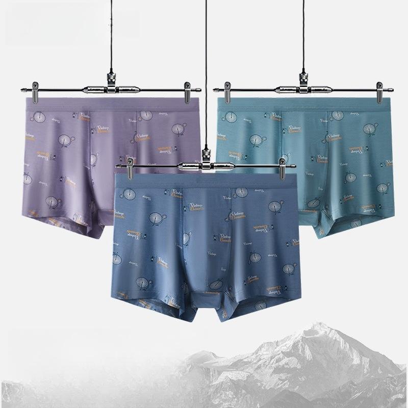 Men's Underwear Modal Breathable Boxers Antibacterial Male Shorts Knickers