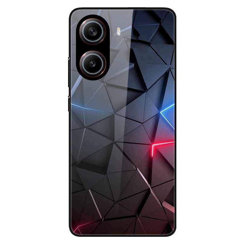 Чехол для Poco X7 Pro Модный Закаленное Стекло Жесткая Задняя Крышка Телефона для Xiaomi Poco X7 Pro Чехлы PocoX7Pro X 7 Pro X7Pro Корпус новый