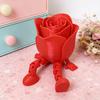 3D-печатная фигурка розы с подвижными ногами, подвижными суставами, цветок-фиджет, украшение для рабочего стола, сувенир, подарок на День матери, на День святого Валентина