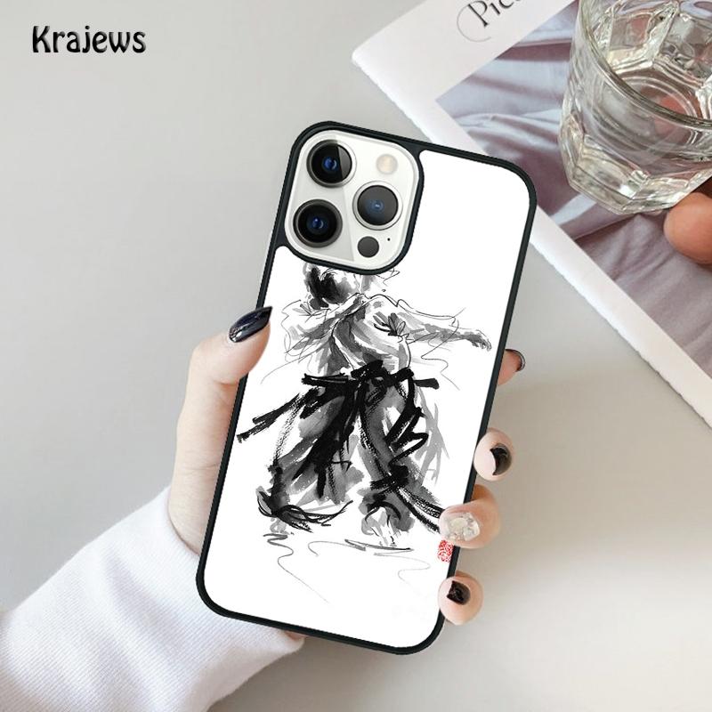 Чехол для телефона с изображением японского боевого искусства Айкидо для iPhone 17 Air 16 15 14 Max Plus 11 12 13 Pro Max Чехол для телефона coque