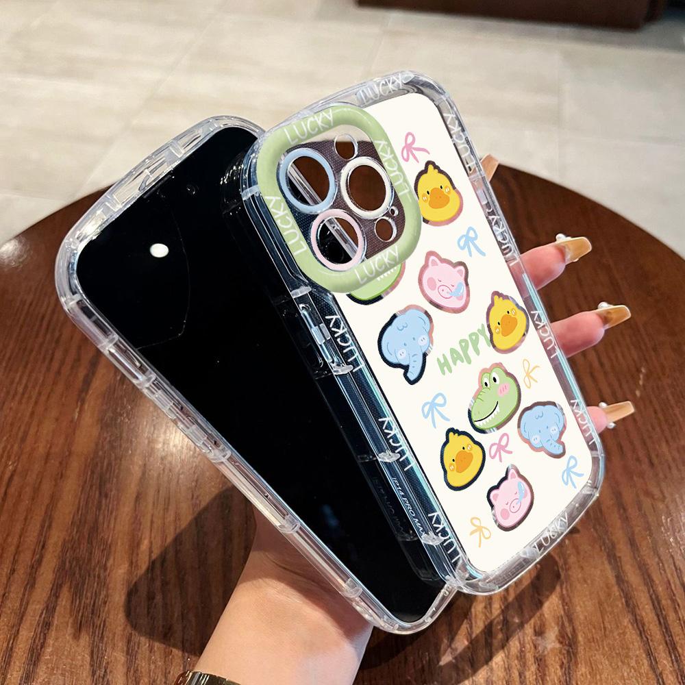 Чехлы для мобильных телефонов iPhone 11 13 XR 15 Pro Max 12 14 Pro Max чехол для iPhone 16 7 Plus 8 Plus XS Max Мультяшный узор Защита от падений Ударопрочный