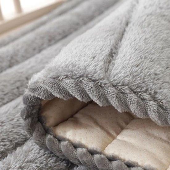 Seat Cushion Trapezoidal Shape Adjustable Straps Plush Material Chair Pad Dining Office Car Seat Cover Home Accessory