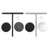 T Shape Towel Holder Stainless Steel Standing Hand Towel Rack with Heavy Base Jewelry Organizer for