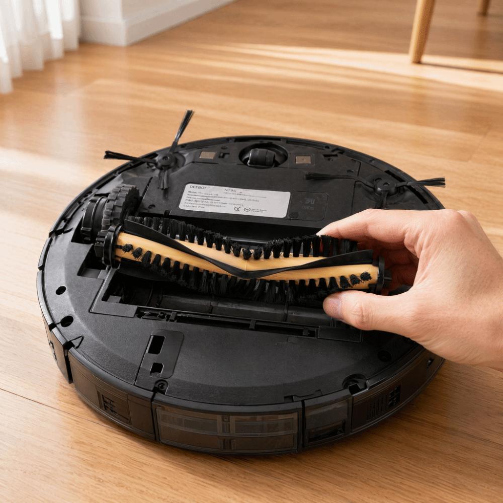 Двусторонняя вакуумная насадка-щетка из АБС-пластика для Ecovacs N79 N79S DN620 500, для сбора пыли