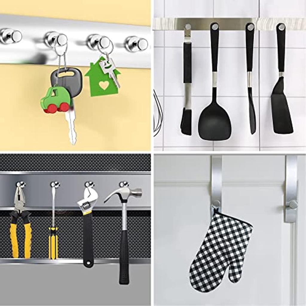 Магнитная доска Неодимовые магниты Упаковка из 18 магнитов Прочная доска объявлений Магнитная доска для магнитной доски Конусные магниты на холодильник Никелированные