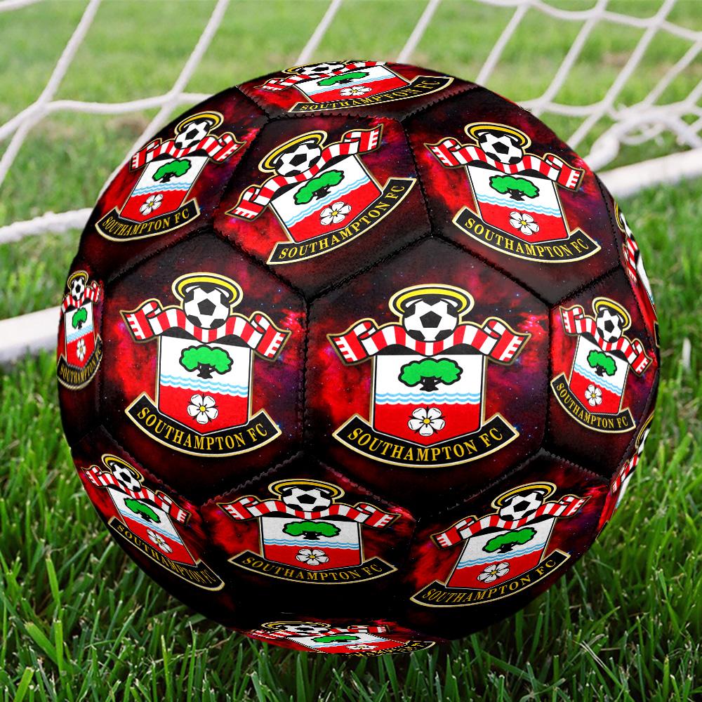 Fc Crest Design Printed Size 5 Soccer Balls, High-Quality, Anti-Slip, Protective Football, A Unique Gift , Birthdays, Christmas Gifts