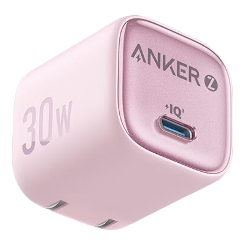 Быстрое зарядное устройство Anker 30 Вт GaN, тип «Ледяная точка», USB-C PD