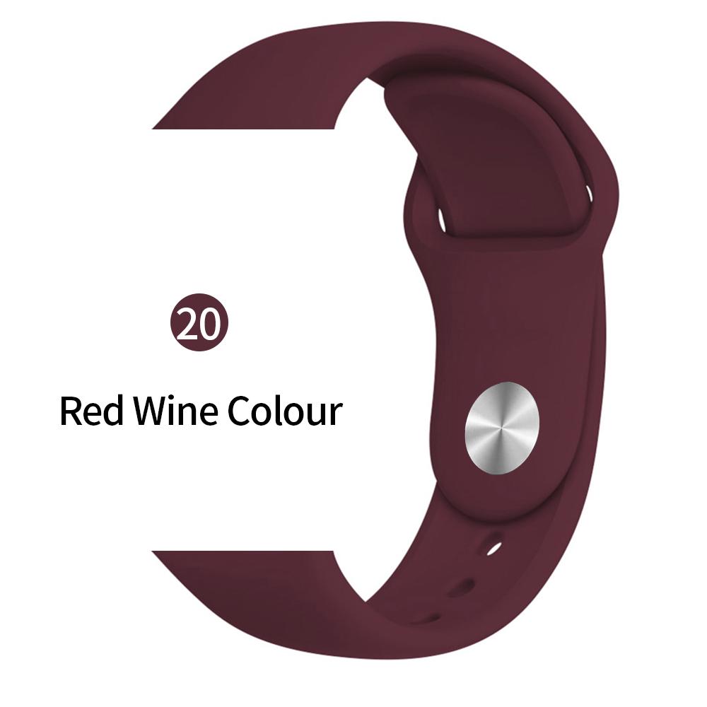 Мягкий спортивный силиконовый ремешок для часов Apple 4 3 2 1 38 мм 42 мм дышащий браслет для Iwatch Series 5 6 SE 40 мм 44 мм ремешок