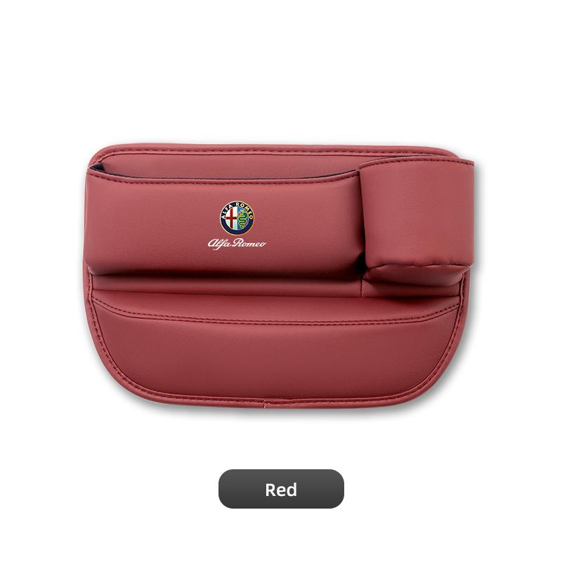 Car Seat Crack Filling Storage Box Auto Water Cup Phone Holder For Alfa Romeo 156 159 147 4C 8C 166 Giulia Giulietta MitoGF8
