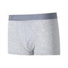 Дышащее облегающее нижнее белье средней посадки с буквенным принтом мужское нижнее белье серое 1316073-035