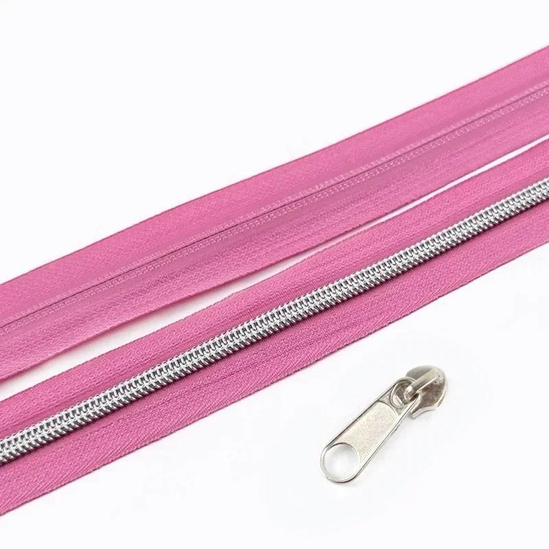 3/5/10 м 5# Нейлоновая тесьма-молния со слайдером Сумки Одежда Ремонт молний Пластиковая спиральная молния DIY Одежда Замена Швейные аксессуары