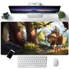 Игровой коврик для мыши Albion Online, большой коврик для стола под клавиатуру, игровой коврик для мыши, с замком по краю, нескользящий коврик