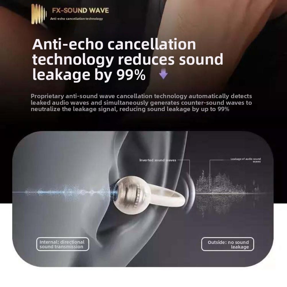 Noise Reduction Bluetooth Headset Surround Sound Wireless Bluetooth Earphone  Listening Music