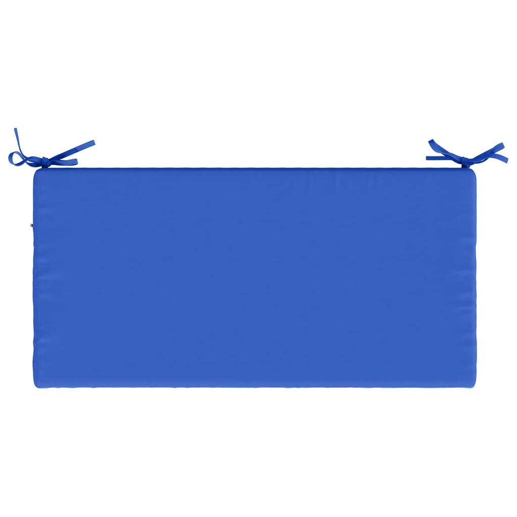 Bench Cushion SOEST 100percent Polyester Royal Blue 60 x 40 x 5 cm