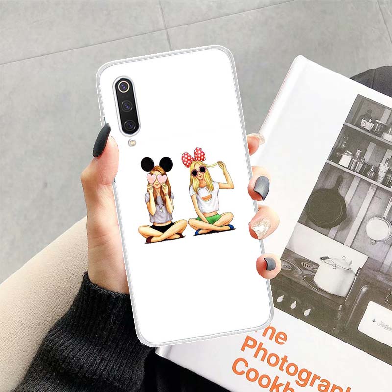 Best Friends BFF Matching Phone Case For Xiaomi Redmi Note 13 14 15 Pro Plus 12S 12 14S 11S 11E 10 10S 11 11T 5G 4G Cover Coque