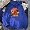 Jesus Has Your Back Jiu Jitsu Retro Christian Hoodie Women Men Vintage Long Sleeve Sweatshirts Ropa Hombre Sudaderas Tops