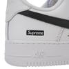Supreme x Nike Air Force 1 Low Box Logo - Белые Черные Унисекс Кроссовки CU9225-102