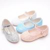 Girls Party Shoes Spring Autumn Children Causal Soft Bottom Dress Leather Shoes Fashion Sequins Kids Princess Flats Single Shoes