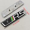 3D Metal RS Logo Emblem Car VRS Letters Front Grille Badge Sticker For Skoda VRS Octavia 1 2 3 Rapid Kodiaq Karoq Fabia Kamiq hkdn85