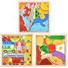 Oz Toy Balance Picture Match Domino Puzzle Sea + Transportation + Food Set, Korean Popular Puzzles