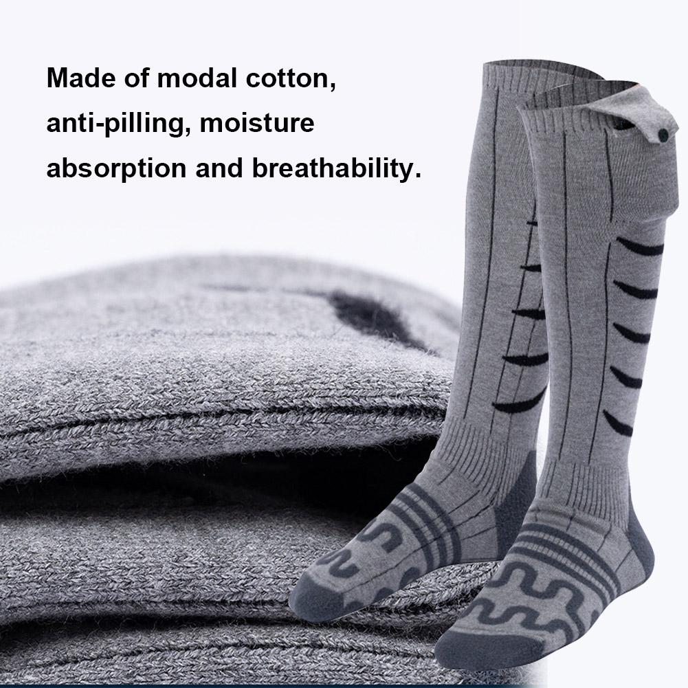 Electric Heating Socks Cold-Proof Winter Heating Socks Fast Heating Winter Warm Thermal Socks for Cycling Camping Skating