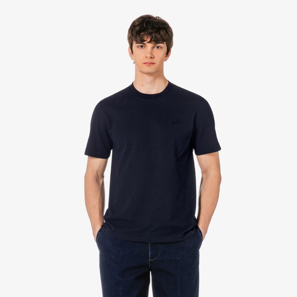 [lacoste] Men's Strong Twist Caviar Pique Short-Sleeve T-Shirt TH742E-56G166