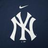 Nike Футболка X MLB, совместная работа New York Yankees, двойной логотип, классический круглый вырез, короткий рукав, американские винтажные детские топы, темно-синие 3Z3B7SAG5-NYY