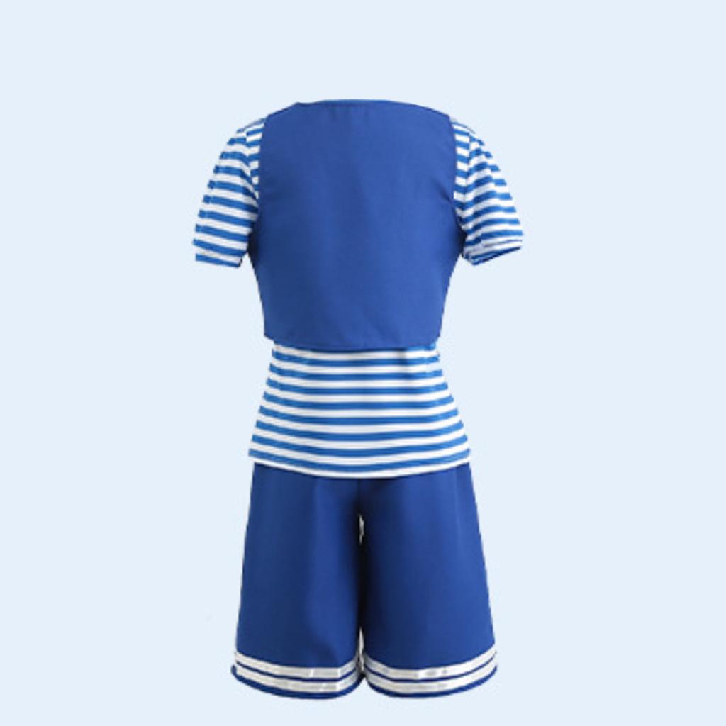 Хэллоуин Детский Косплей Аниме Костюм Костюм, Жилет, Воротник, Футболка, Шорты, Шляпа, Косплей Реквизит, Одежда