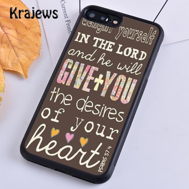 Krajews Библейский стих Филиппийцам Чехол для телефона Иисуса Для iPhone 17 Air 16 15 14 plus 11 12 13 pro max coque Fundas