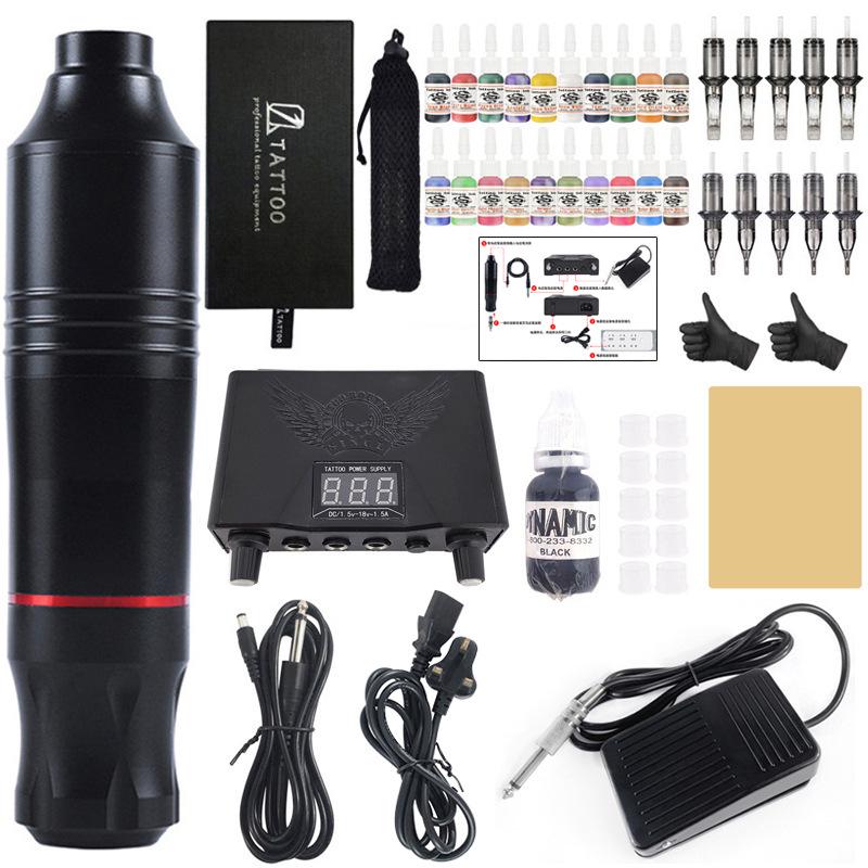 Череп Нет. Набор из 4 моторизованных тату-ручек для практики студентов