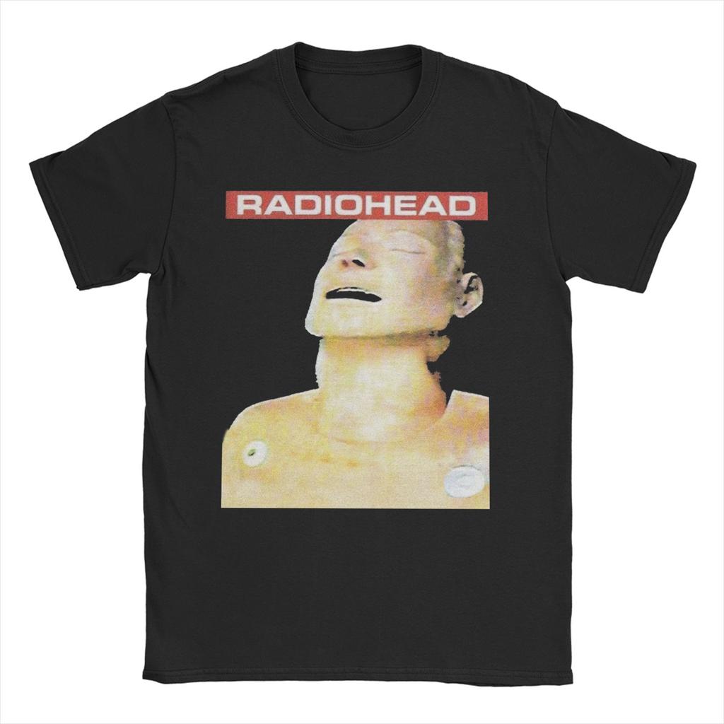 Men Women's The Swankys  Lifestyle T Shirts Radiohead Rock Band Pure Cotton Clothes Crew Neck Tee Shirt 4XL 5XL 6XL T-Shirt