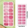 14Grid Silicone Ice Mold with Lid DIY Ice Trays Popsicle Ice Cream Mould for Cocktail Yogurt Juice Freezer Kitchen Bar Tools