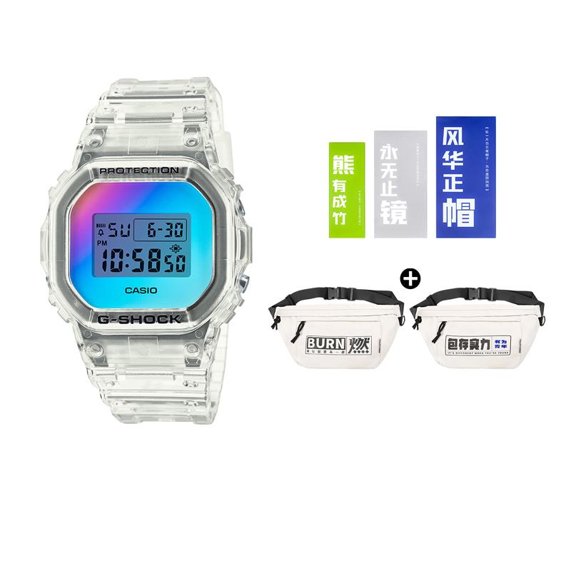 Casio Мужские часы серии G-SQUAD DW-5600SRS-7PR DW-5600SRS-7PR
