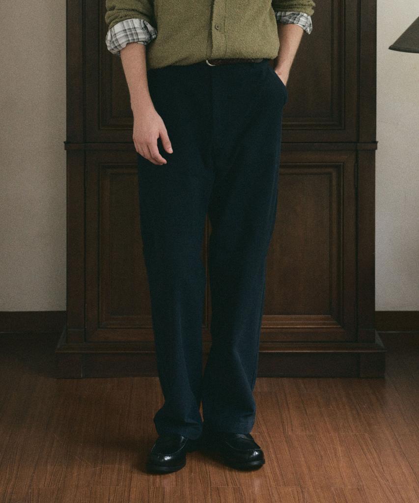SIECLE Comfort Cotton Setup Pants (Washed Navy)