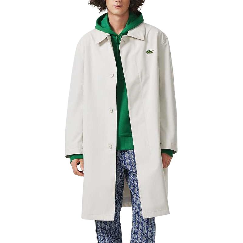 Lacoste Мужской тренч Светло-хаки BH5946-BUQ