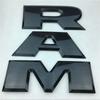 Наклейка на заднюю дверь багажника с логотипом Ram из углеродного волокна, ABS-логотип для Ram 1500 2500 3500 2015-2018, автомобильный значок