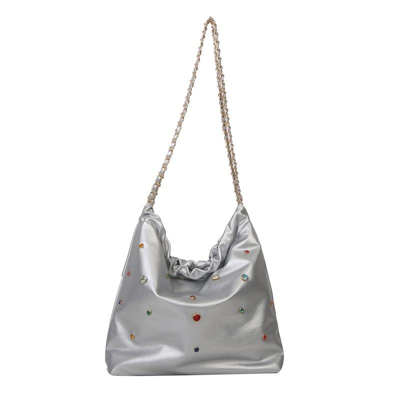 IELGY Женская портативная вместительная сумка-ведро, модная сумка через плечо под мышкой