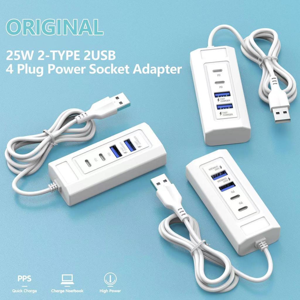 Новый четырехпортовый USB-C сплиттер и док-станция расширения