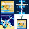 Space Station Physics Toy With Electric Features For Childrens Learning And Creativity