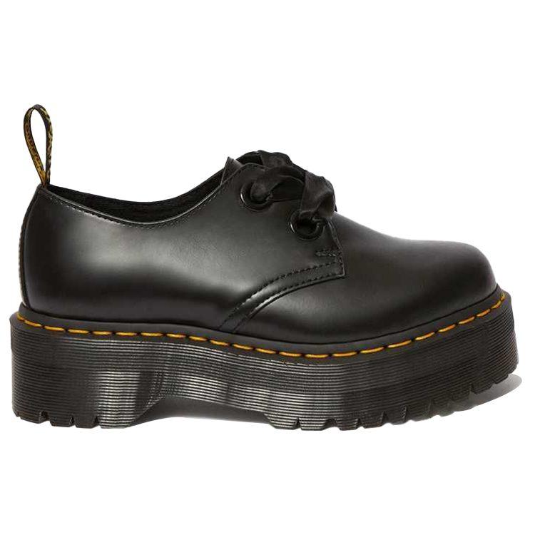 Holly Wmns Dr.Martens Кожаная Платформа 'Черный' Женские 25234001