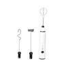 Electric Milk Frother USB Rechargeable Handheld Foam Maker for Coffee Latte Stainless Steel Egg Whisk for Paint Powder