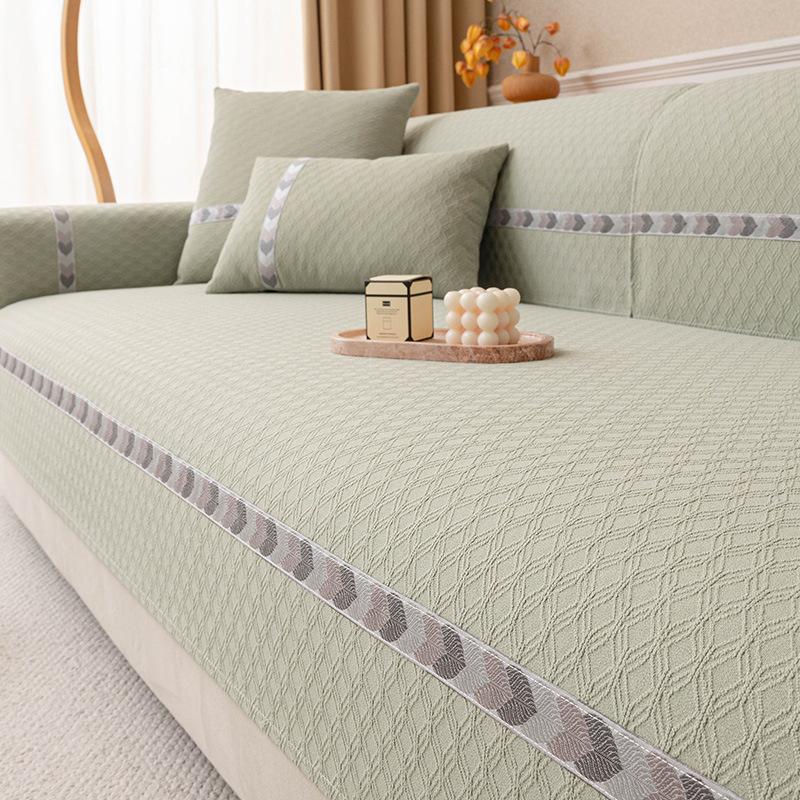 Universal Jacquard Corner Sofa Cover Wear-Resistant Full Coverage Easy Install Sofa Slipcovers Couch Cap Furniture Case